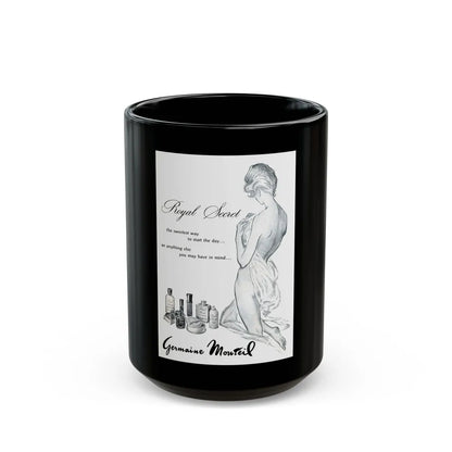 Germaine Monteil, 1963 - Black Coffee Mug-15oz-Go Mug Yourself