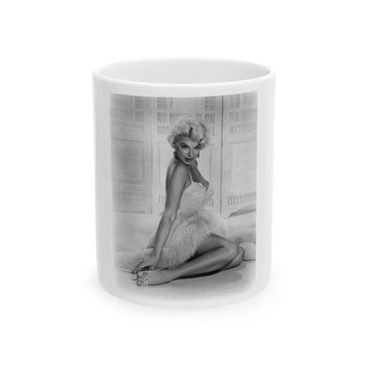 Barbara Nichols #526 (Vintage Female Icon) White Coffee Mug-11oz-Go Mug Yourself