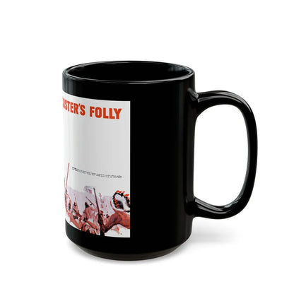 Custer's Folly, Real Magazine, May 1956 - Black Coffee Mug-Go Mug Yourself