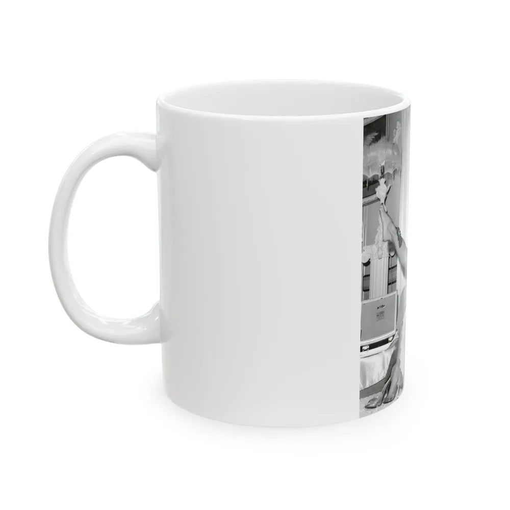 Debra Paget #458 (Vintage Female Icon) White Coffee Mug-Go Mug Yourself