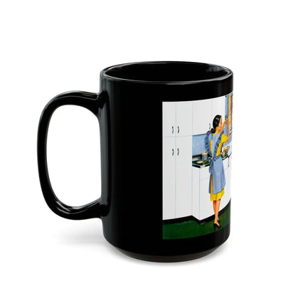 Dream Kitchen advertisement, 1947 - Black Coffee Mug-Go Mug Yourself