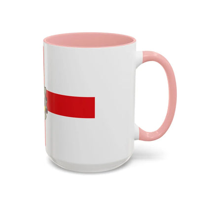 Flag of Huesca Spain - Accent Coffee Mug-Go Mug Yourself