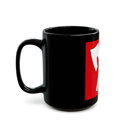 Flag of Biel Switzerland - Black Coffee Mug-Go Mug Yourself