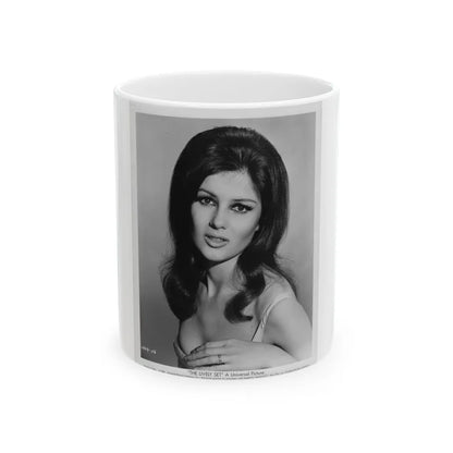 Pamela Tiffin #02 (Vintage Female Icon) White Coffee Mug-11oz-Go Mug Yourself