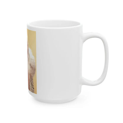 Doris Day #60 (Vintage Female Icon) White Coffee Mug-Go Mug Yourself