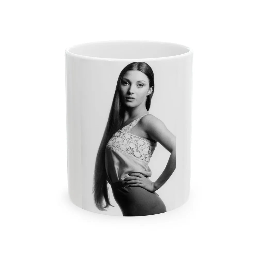 Jane Seymour #60 (Vintage Female Icon) White Coffee Mug-11oz-Go Mug Yourself