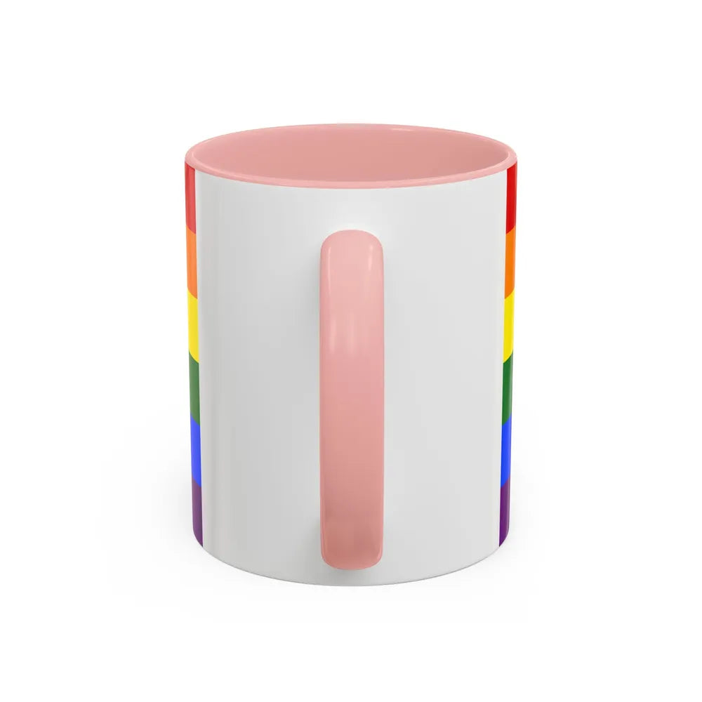 Gay Pride Pride Flag - Accent Coffee Mug-Go Mug Yourself