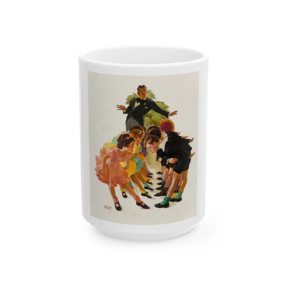 Cotillion, The Saturday Evening Post cover, May 23, 1936 - White Coffee Mug-15oz-Go Mug Yourself