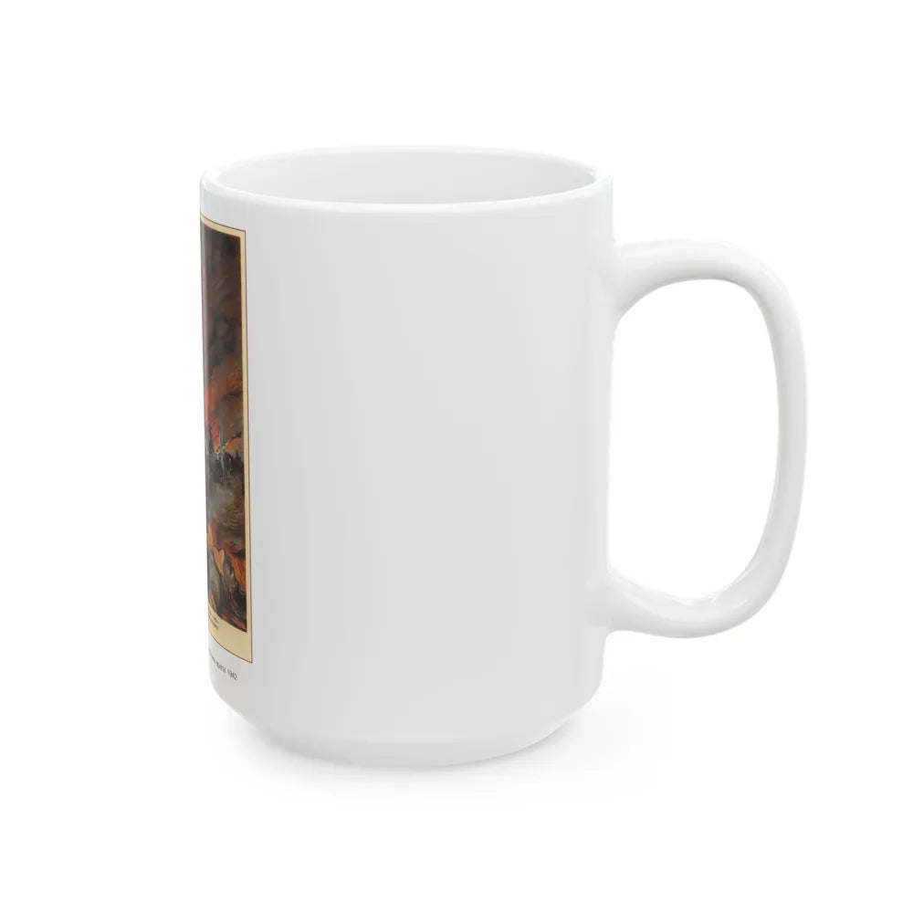 Soviet Era Poster 537 - White Coffee Mug-Go Mug Yourself