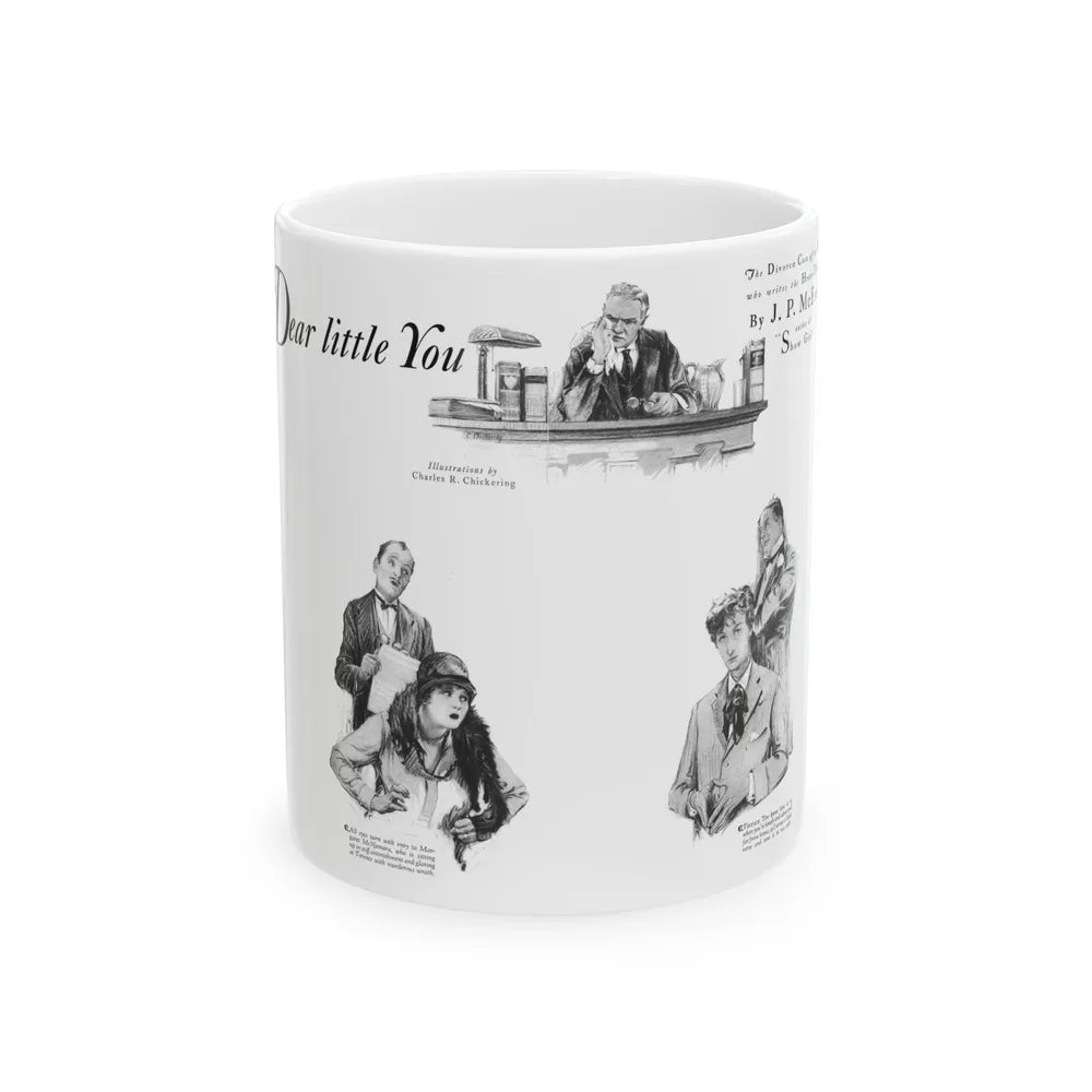 Dear Little You, Cosmopolitan, December 1929 - White Coffee Mug-11oz-Go Mug Yourself