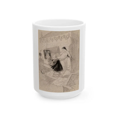 Don Fernando pleads with Dorothea, 1906 - White Coffee Mug-15oz-Go Mug Yourself