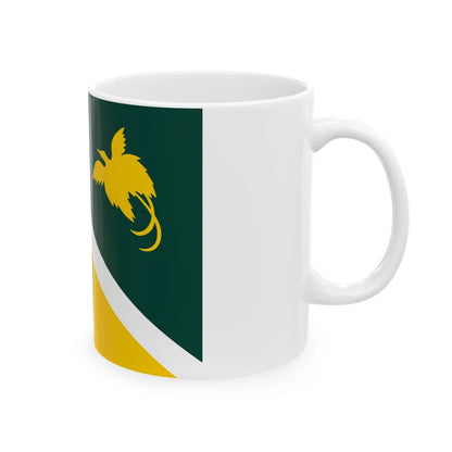 Flag of Jiwaka Papa New Guinea - White Coffee Mug-Go Mug Yourself