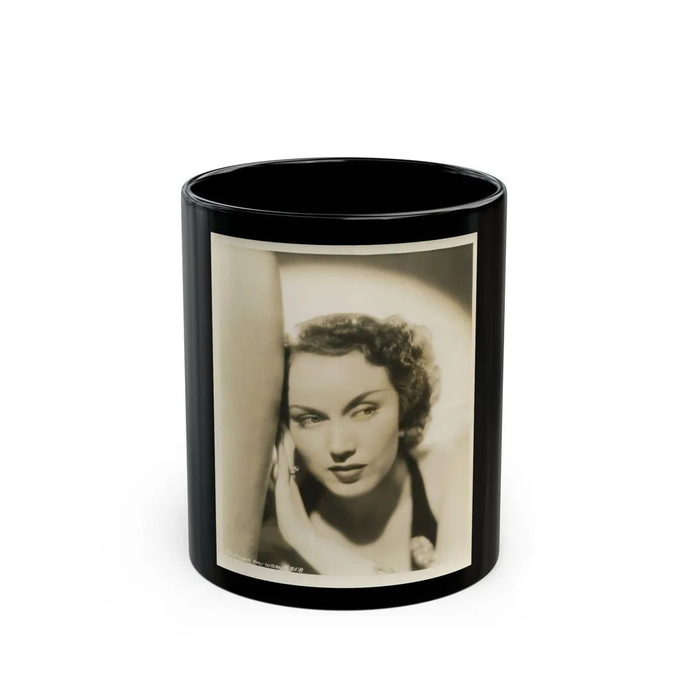 Fay Wray #135 (Vintage Female Icon) Black Coffee Mug-11oz-Go Mug Yourself