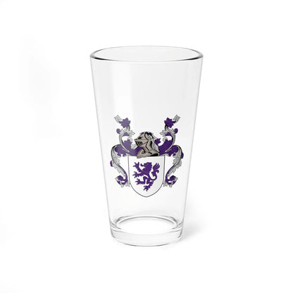 Da Silva Family Coat of Arms (Portugal) (Coat of Arms) Pint Glass 16oz 16oz - Go Mug Yourself