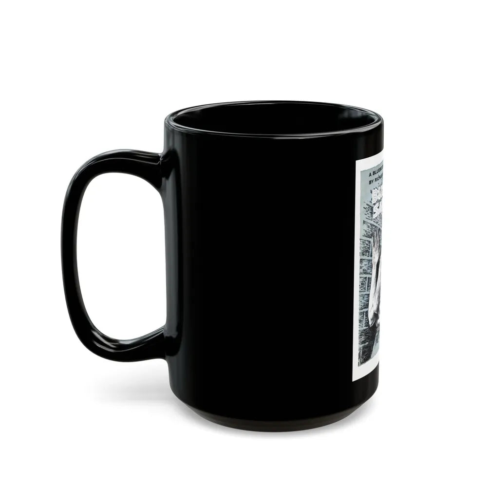 Buzz Saw, Bluebook Magazine, April 1955 - Black Coffee Mug-Go Mug Yourself