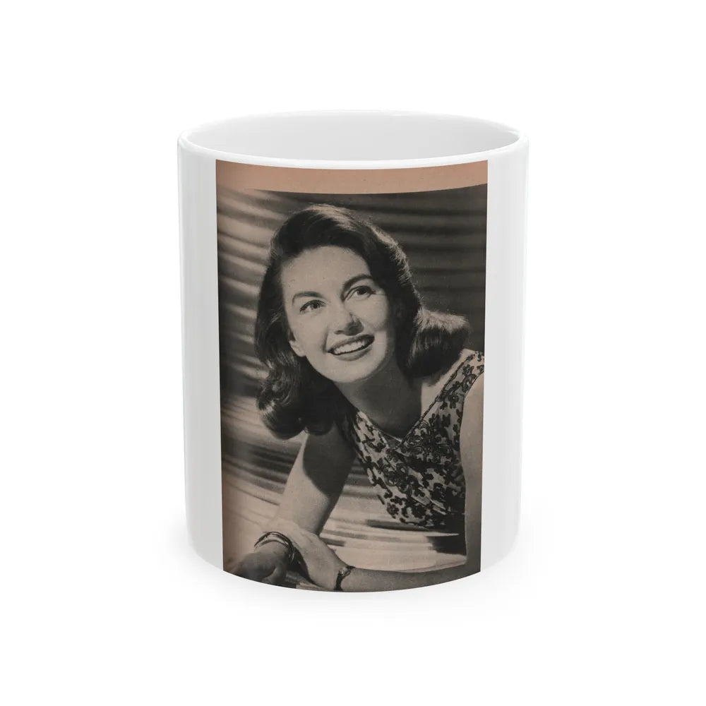 Janette Scott #54 - Life Story+Glamour Photos #38 Fans Star Library - Glamour Photo #2 (Vintage Female Icon) White Coffee Mug-11oz-Go Mug Yourself