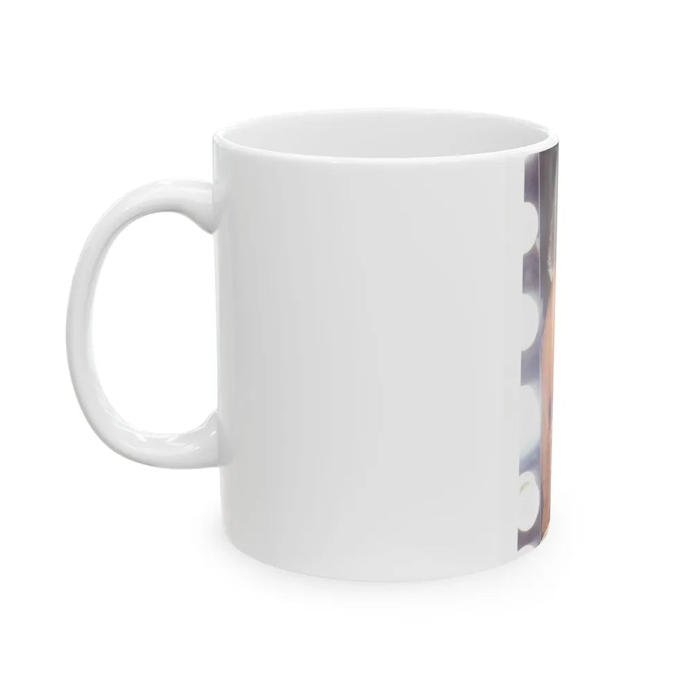 Linda Blair #235 - Partially Topless (Vintage Female Icon) White Coffee Mug-Go Mug Yourself