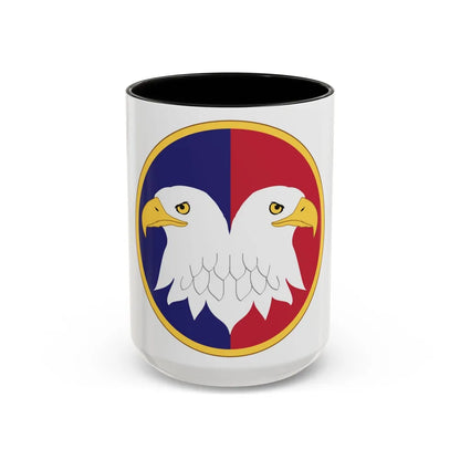 Reserve Command (U.S. Army) Accent Coffee Mug-15oz-Black-Go Mug Yourself