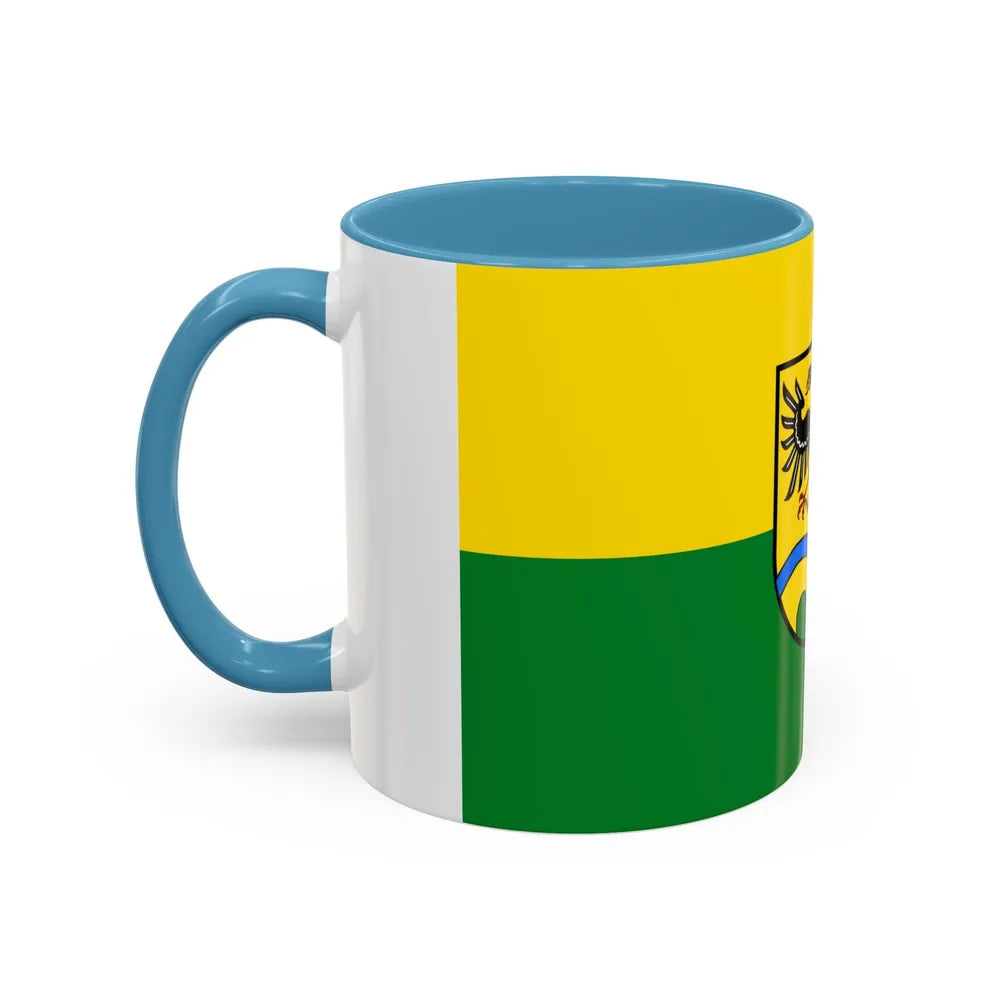 Flag of Deggendorf Germany - Accent Coffee Mug-Go Mug Yourself