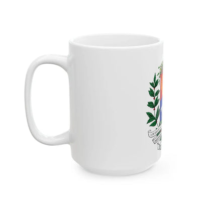 Coat of arms of Venezuela (1871) - White Coffee Mug-Go Mug Yourself