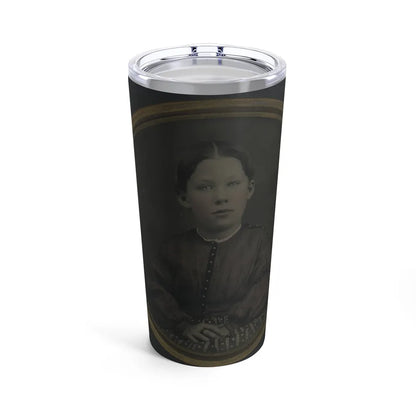 Unidentified Girl Seated In Dress (U.S. Civil War) Tumbler 20oz-20oz-Go Mug Yourself