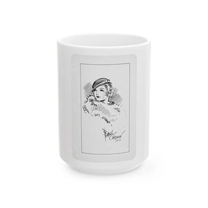 Connie Illustration (1933) - White Coffee Mug-15oz-Go Mug Yourself