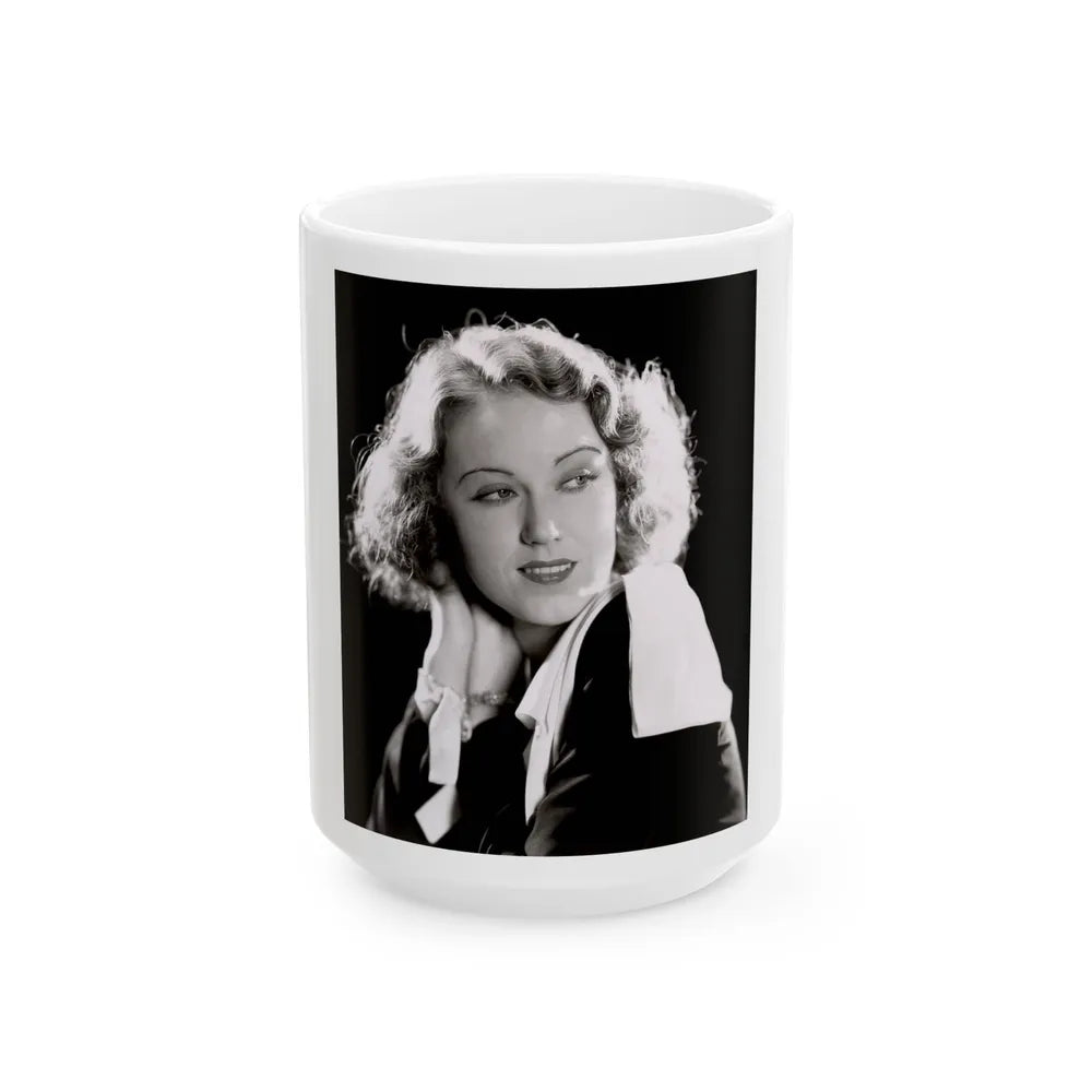 Fay Wray #13 (Vintage Female Icon) White Coffee Mug-15oz-Go Mug Yourself