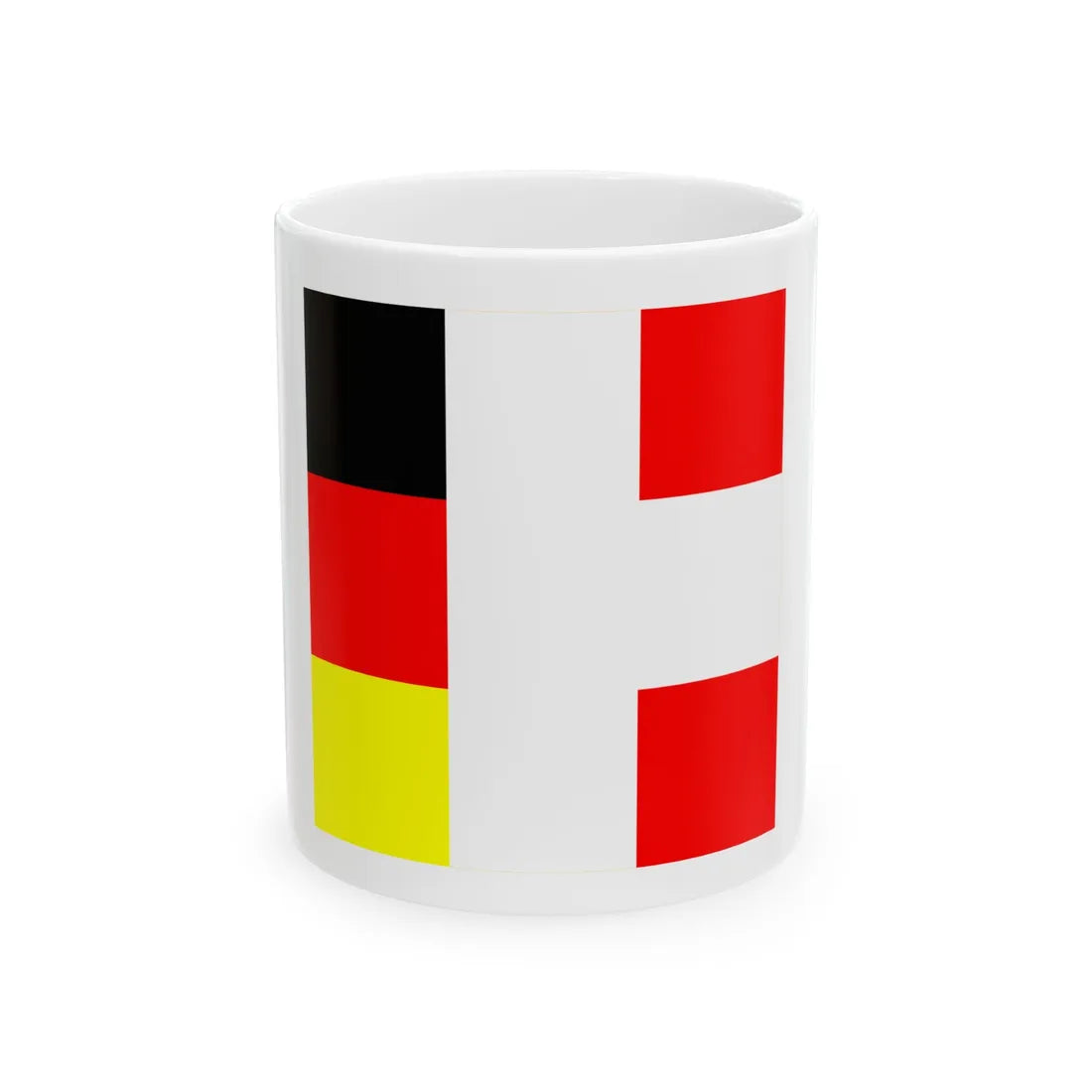 DACH minimal (Germany) White Coffee Mug 11oz - Go Mug Yourself