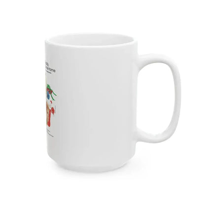 Daddy, Come Home, Woman's Day, December 1972 - White Coffee Mug - Go Mug Yourself
