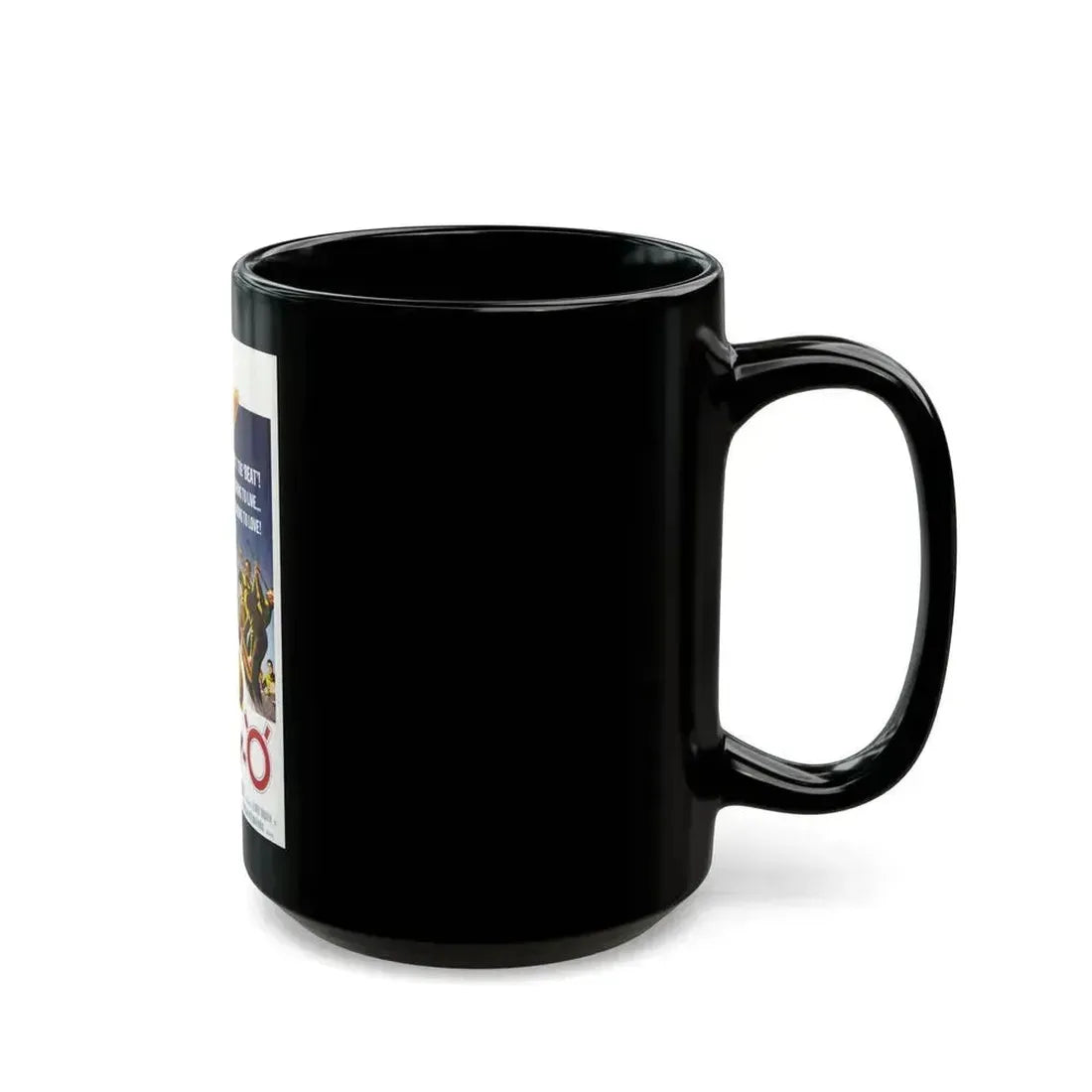 DADDY-O 1958 Movie Poster - Black Coffee Mug - Go Mug Yourself