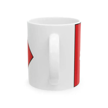 Dadiani flag 1358 (Georgia) White Coffee Mug - Go Mug Yourself