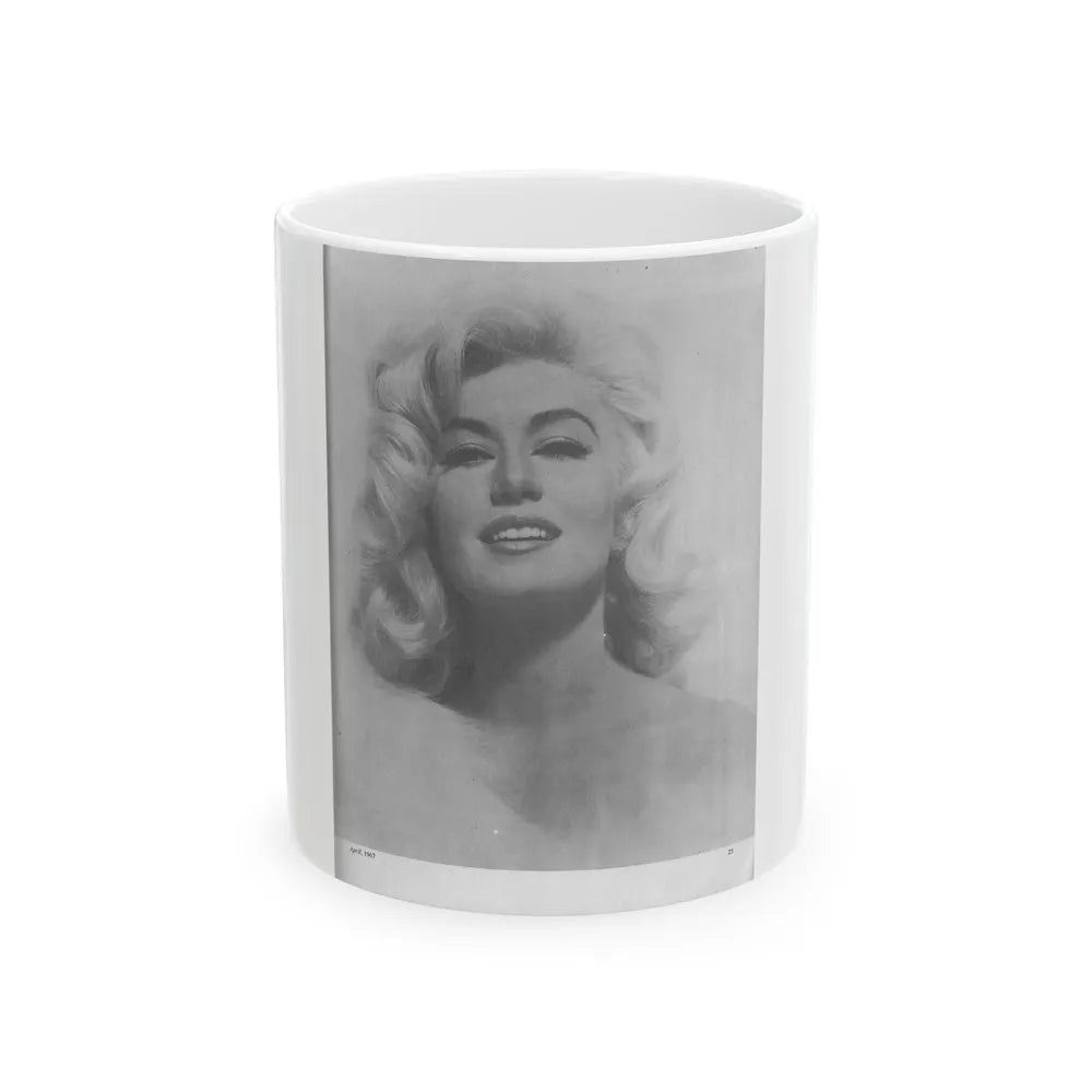 Janette Scott #31 1 (Vintage Female Icon) White Coffee Mug-11oz-Go Mug Yourself