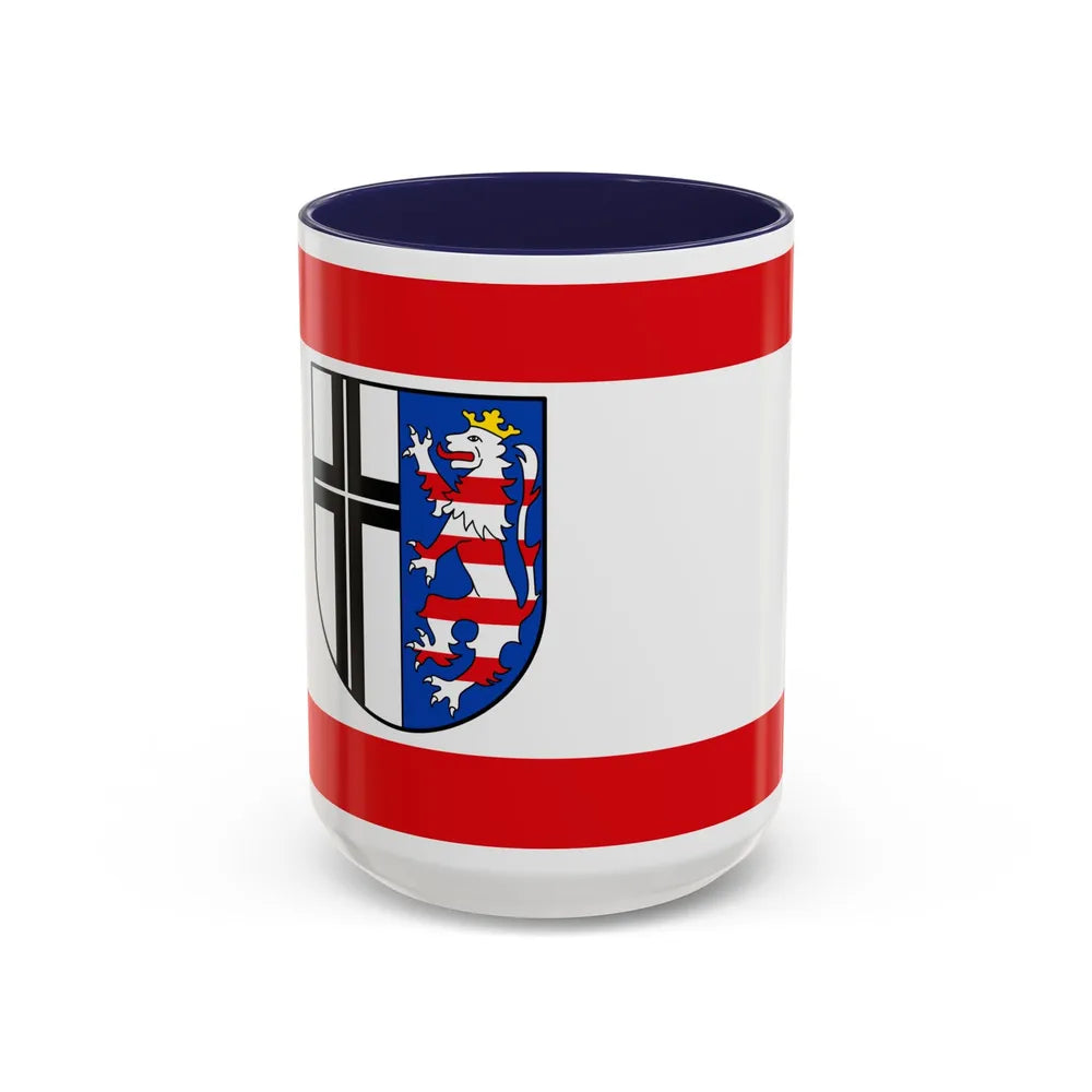 Flag of Fulda Germany - Accent Coffee Mug-15oz-Navy-Go Mug Yourself