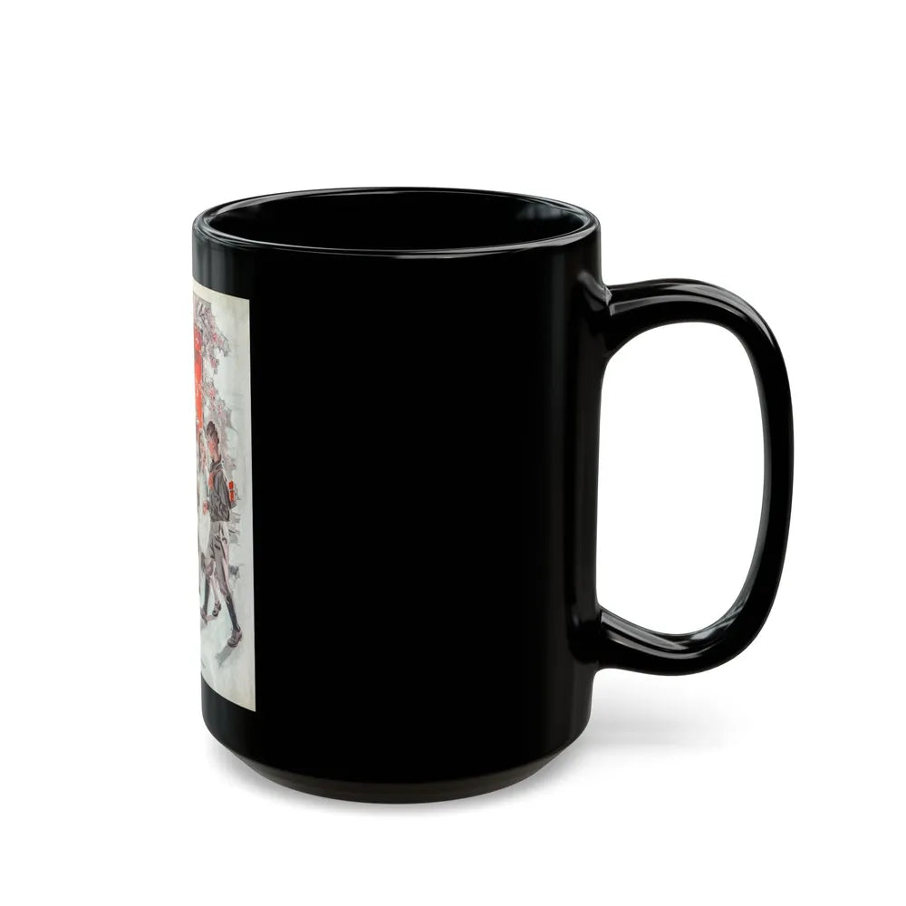 Cream of Wheat ad,The Saturday Evening Post, April 3, 1926 - Black Coffee Mug-Go Mug Yourself