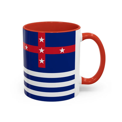 Upper Murray River Flag - Accent Coffee Mug-Go Mug Yourself