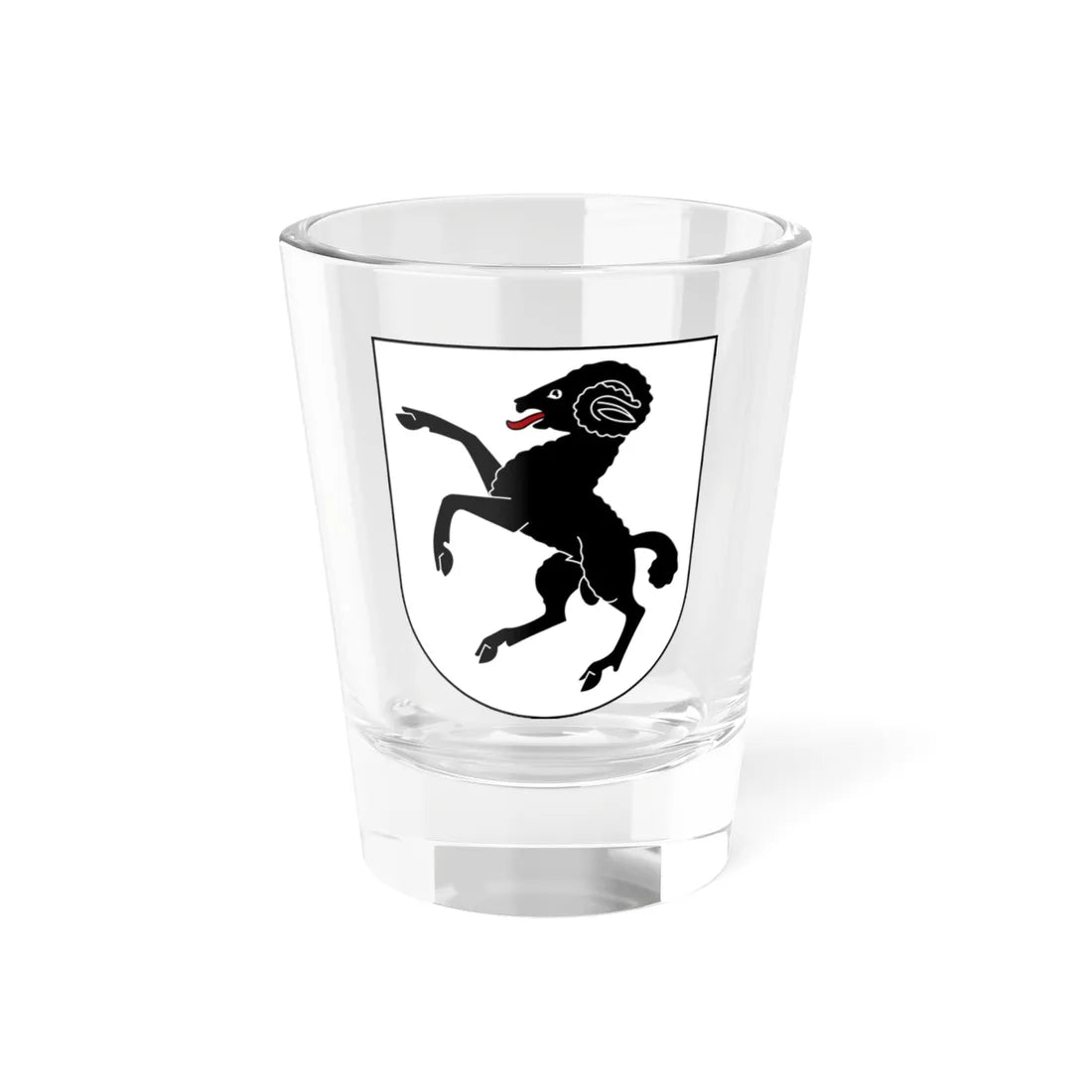 Daegerlen-blazon (Switzerland) (Coat of Arms) Shot Glass 1.5oz 1.5oz - Go Mug Yourself