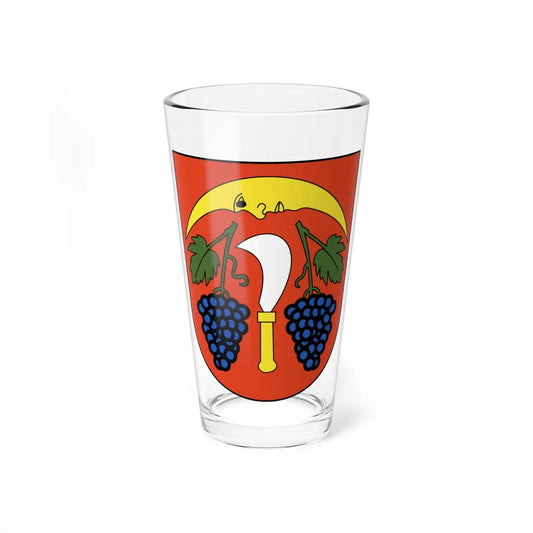 Daettlikon-blazon (Switzerland) (Coat of Arms) Pint Glass 16oz 16oz - Go Mug Yourself