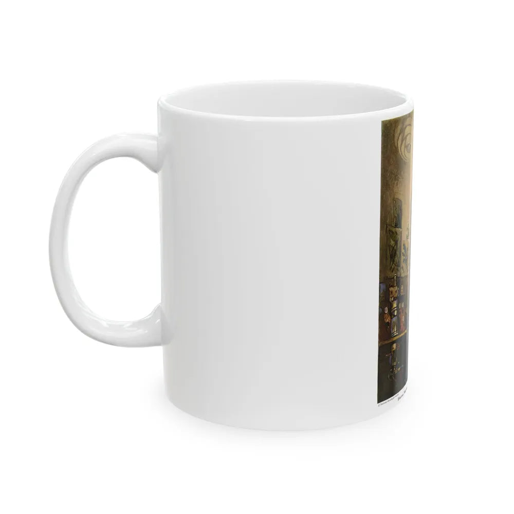 Electron Microscope, 1945 - White Coffee Mug-Go Mug Yourself