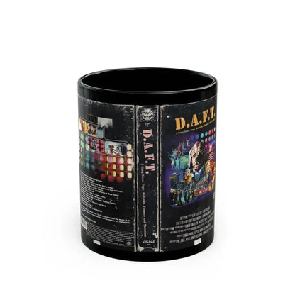 DAFT A STORY ABOUT DOGS ANDROIDS FIREMEN AND TOMATOES (VHS COVER) - Black Coffee Mug 11oz - Go Mug Yourself