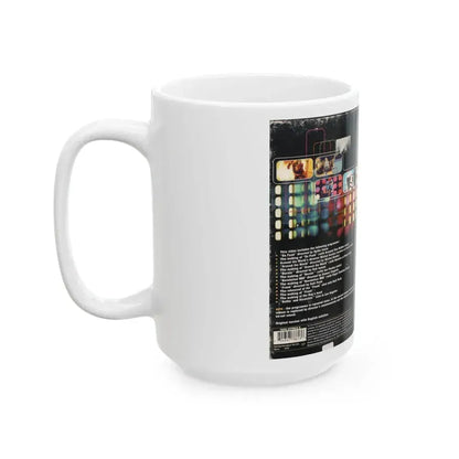 DAFT A STORY ABOUT DOGS ANDROIDS FIREMEN AND TOMATOES (VHS COVER) - White Coffee Mug - Go Mug Yourself