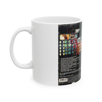 DAFT A STORY ABOUT DOGS ANDROIDS FIREMEN AND TOMATOES (VHS COVER) - White Coffee Mug-Go Mug Yourself