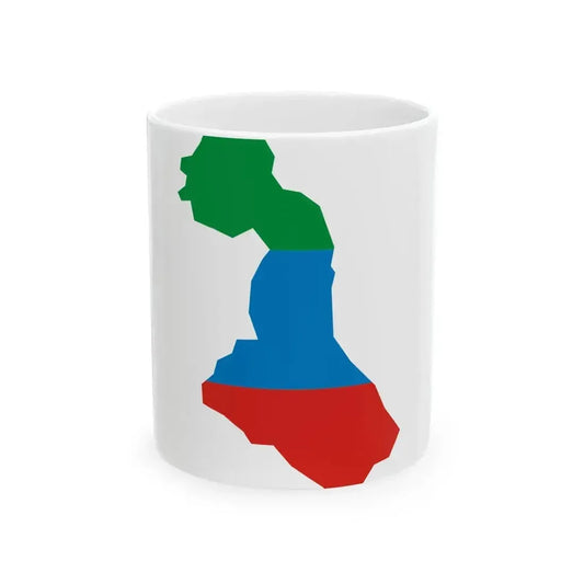 Dagestan-geo-stub2 (Russia) White Coffee Mug 11oz - Go Mug Yourself
