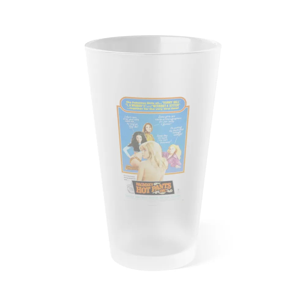 DAGMAR'S HOTPANTS, INC. 1971 Movie Poster - Frosted Pint Glass 16oz-Go Mug Yourself