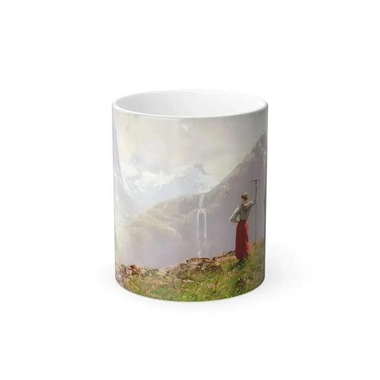 dahl hans andreas admiring the view - Color Changing Mug 11oz Default Title - Go Mug Yourself