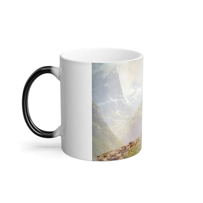 dahl hans andreas admiring the view - Color Changing Mug 11oz-Go Mug Yourself