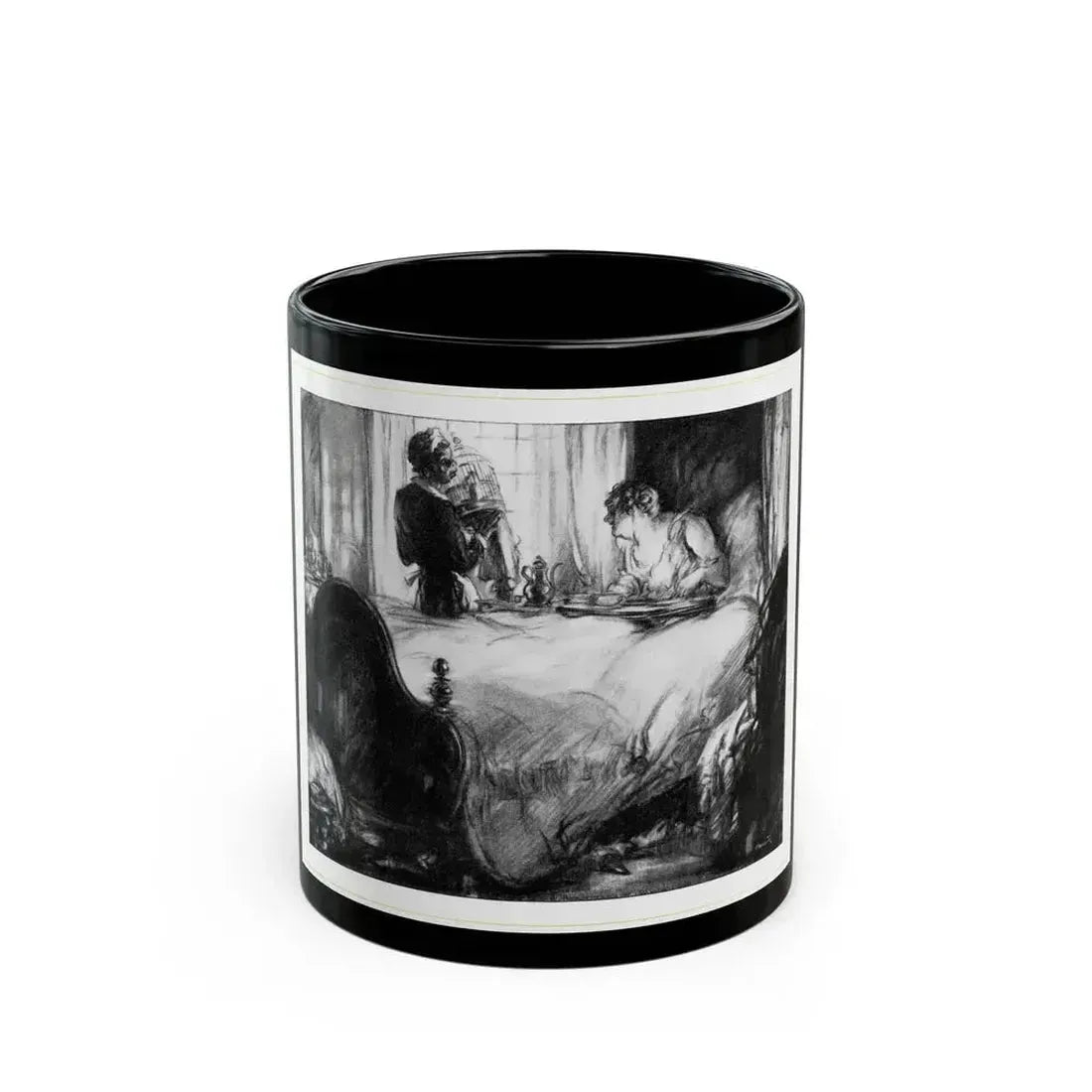Daisy's Day (1), McCall's, February 1930 - Black Coffee Mug 11oz - Go Mug Yourself