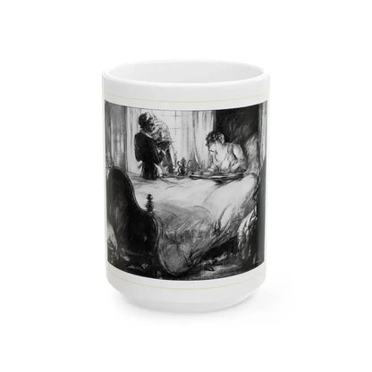 Daisy's Day (1), McCall's, February 1930 - White Coffee Mug 15oz - Go Mug Yourself
