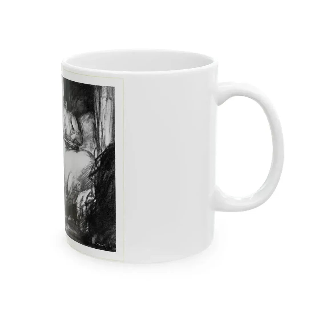 Daisy's Day (1), McCall's, February 1930 - White Coffee Mug - Go Mug Yourself