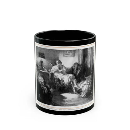 Daisy's Day (2), McCall's, February 1930 - Black Coffee Mug 11oz - Go Mug Yourself