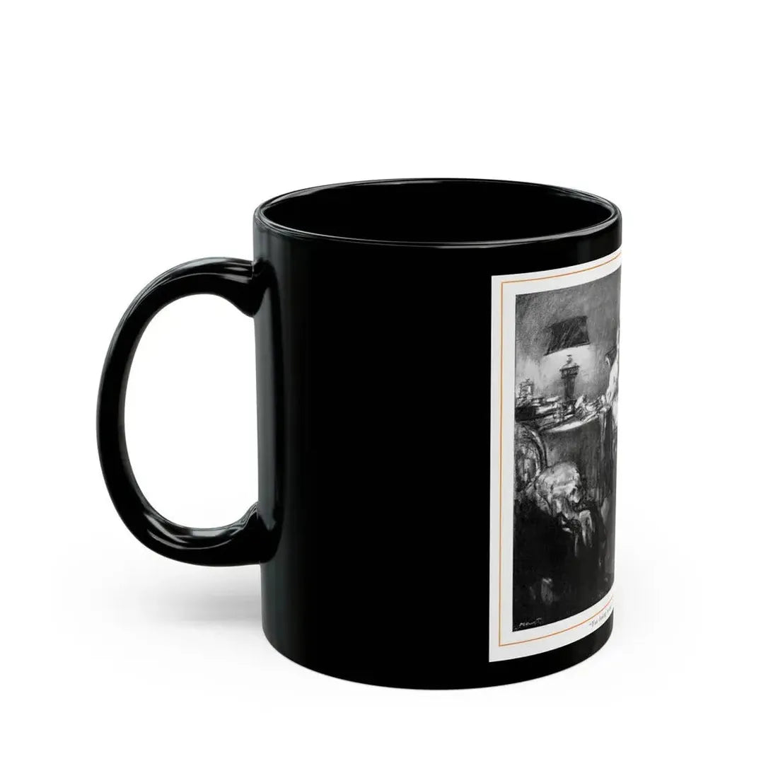 Daisy's Day (2), McCall's, February 1930 - Black Coffee Mug - Go Mug Yourself